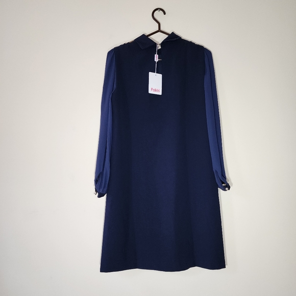 BLUGIRL BLUMARINE Midnight blue short dress - Picture 5 of 9